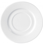 6-tlg. Set Kaffeeuntertasse ISTA aus weißem Porzellan, 14,4 cm
