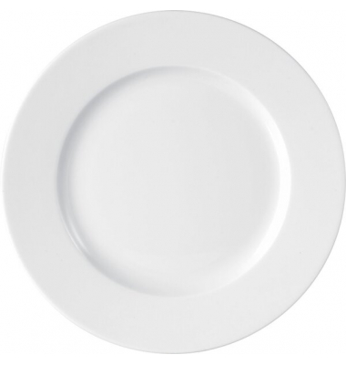 6-tlg. Set Dessertteller ISTA aus weißem Porzellan, 21 cm