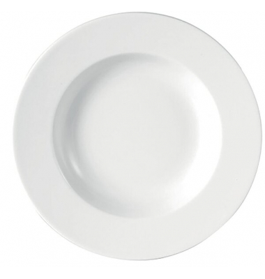 6-tlg. Set Suppenteller ISTA, 22,5 cm, tief, aus weißem Porzellan