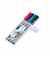 Folienstifte-Set Lumocolor, 312 WP4, 4-farbig sortiert, 1-2,5mm, Keilspitze, nachf&uuml;llbar