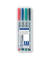 Folienstifte-Set Lumocolor, 315 WP4, 4-farbig sortiert, 1,0mm, Rundspitze, nachf&uuml;llbar