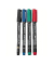 Folienstifte-Set Lumocolor, 317 WP4, 4-farbig sortiert, 1mm, Rundspitze, nachf&uuml;llbar