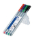 Fineliner-Set triplus 334, 334 SB4, silber (Schreibfarbe: 4-farbig sortiert), 0,3mm