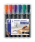 Permanentmarker Lumocolor 350, 350 WP6, Pack, 6-farbig sortiert, 2-5mm Keilspitze