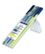 Fineliner-Set triplus 334, 34SB4, schwarz, blau, grau, gelb (Schreibfarbe: 4-farbig sortiert), Fine-0,3mm, Kugelschr.-0,45mm, Dr