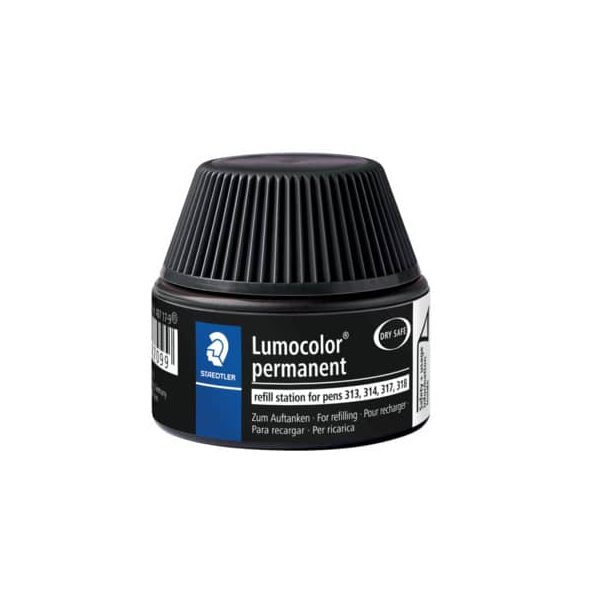 4007817487099 - Tintentank fOHPStift wasserf schwarz Lumocol permanent 4007817487099 15 Milliliter