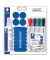 Whiteboard-Set Cleaner/ Wischer/ Magnete/ 4 Stifte
