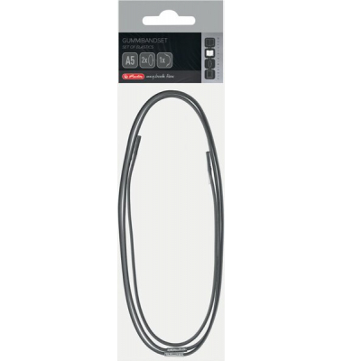 Notizbuch 50033843, Flex, grau, A5, 40 Blatt / 80 Seiten