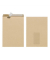Versandtasche C5, Haftklebung, braun, mit Fenster, 90 g/qm