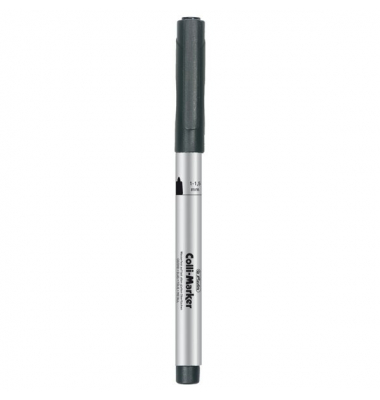 Permanentmarker 10911550, schwarz, 1-2mm Rundspitze