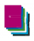 Sichtbuch easy orga to go 11207347, blau, A4, mit 20 Hüllen, Polypropylen (PP)