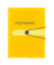 Postmappe Postmappe 11394343, A4 gelb Polypropylen (PP), mit 3 Einschlagklappen