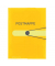 Postmappe Postmappe 11394343, A4 gelb Polypropylen (PP), mit 3 Einschlagklappen