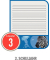 Schulheft 3321809 x.book, Lineatur 3 / liniert, A4, 80g, blau, 16 Blatt / 32 Seiten