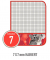 Schulheft 3321908 x.book, Lineatur 7 / kariert / keine, A4, 80g, rot, 16 Blatt / 32 Seiten