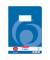 Schulheft 3322104 x.book, Lineatur 21 / liniert, A4, 80g, blau, 16 Blatt / 32 Seiten