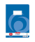 Schulheft 3322500, Lineatur 25 / liniert mit Rand / keine, A4, 80g, blau, 16 Blatt / 32 Seiten