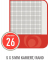 Schulheft 3322609 x.book, Lineatur 26 / kariert, A4, 80g, rot, 16 Blatt / 32 Seiten