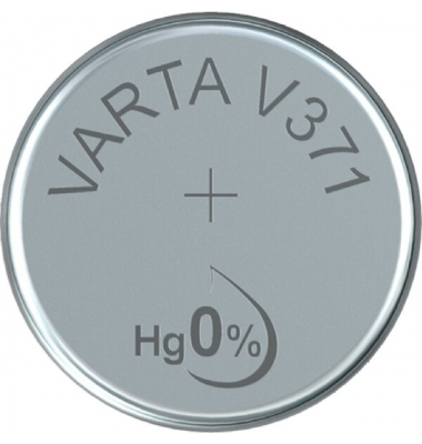 Knopfzelle Elektronics, Silber-Oxid, V371/SR69, 44mAh, 1,55 V