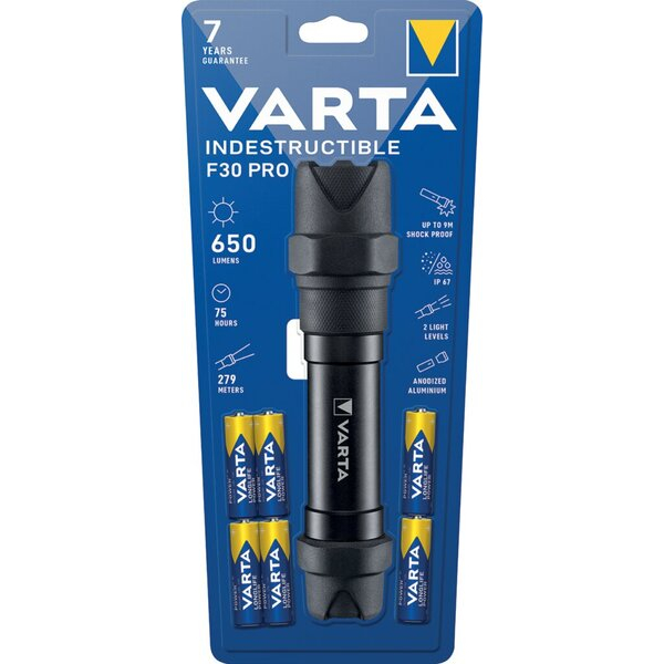 4008496987269 - 18714 101 421 Taschenlampen - Mobil Indestructible F30 Pro 6 Watt LED Aluminium 650 Lumen 18714 101 421 4008496987269