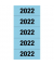 Jahreszahlen 1682, 2022, blau, 60x26mm, selbstklebend