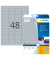 Etiketten SuperPrint 25 silber 45x21,2mm