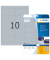 Etiketten 96x50,8mm Folie silber A4 250Et 25Bl 10Et Bl LaserCopy