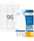 Etiketten Special 4202, weiß 63x8,5mm, rechteckig, 