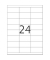 Etiketten Premium 4263, weiß 70x33,8mm, rechteckig, 