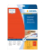 Etiketten 4552 rot