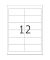 Folienetiketten 4586 transparent
