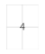 Etikett 4598 105x148mm ws