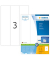 Etiketten Premium 4657, weiß 70x297mm, rechteckig, 