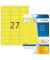 Etiketten Special 5140, neongelb, 63,5x29,7mm, rechteckig