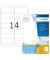 Etiketten Premium 8635, weiß 99,1x38,1mm, rechteckig, 