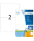 Etiketten Premium 8636, weiß 210x148mm, rechteckig, 