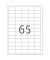 Etiketten Special 10913, weiß 38,1x21,2mm, rechteckig, 