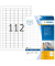 Etiketten power 10916, weiß 25,4x16,9mm, rechteckig, 