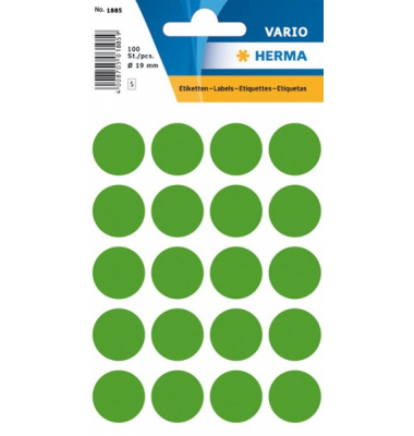 Markierungspunkte Vario 1885, dunkelgr&uuml;n, &Oslash; 19mm