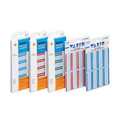 Etikett 54x19mm Namen roter Rand Beschriftb.Acetatseide 16Et 1Pack
