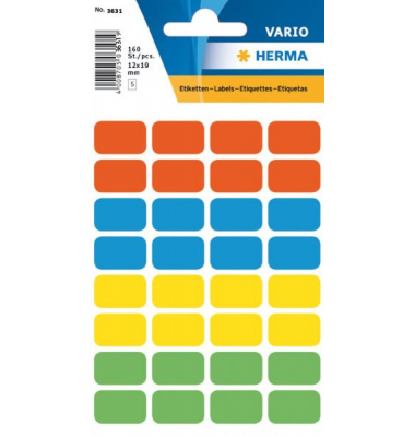 Etikett 12x19mm Vielzweck f.sort 160Et 1Pack