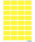 Etikett 12x19mm Vielzweck gelb 160Et 1Pack