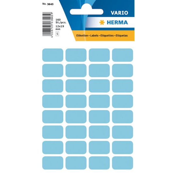 4008705705752 - HERMA Mehrzwecketiketten 3643 haftend Grün 12 x 18 cm 5 Blatt à 32 Etiketten 4008705705752 - HERMA Mehrzwecketiketten 3643 haftend Grün 12 x 18 cm 5 Blatt à 32 Etiketten
