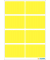 Etikett 26x40mm Vielzweck gelb 40Et 1Pack