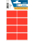 Etikett 26x40mm Vielzweck rot 40Et 1Pack