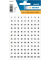 Zahlen 8mm 1-540 Papier ws sw 5Bl 1Pack