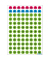 Zahlen 8mm 1-160 Papier f.sort sw 6Bl 1Pack