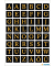 Buchstaben 13x13mm A-Z sw go gepr. Folie 2Bl 1Pack