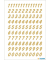 Zahlen 8mm 0-9 wetterfest gold Folie transparent gold 2Bl 1Pack