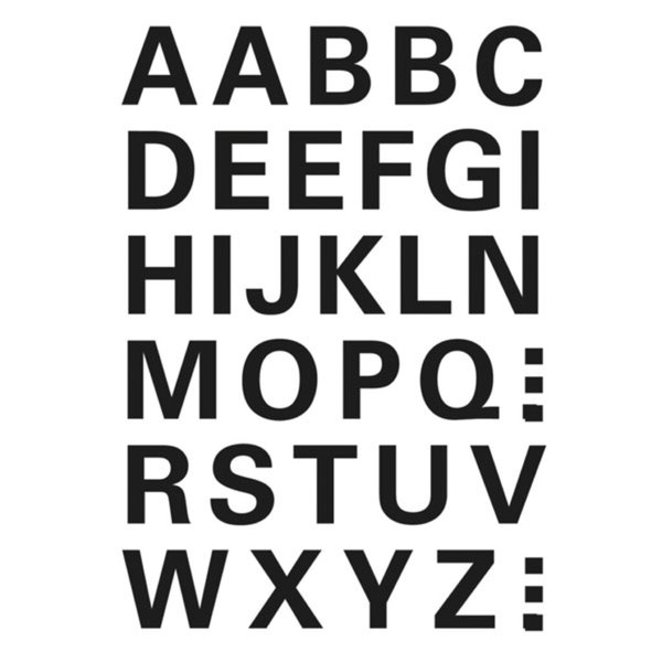4008705710374 - Buchstaben 15mm A-Z wetterfest sw Folie schwarz 1Bl 1Pack 4008705710374 HERMA 4163 10 Stück 4008705710374 - Buchstaben 15mm A-Z wetterfest sw Folie schwarz 1Bl 1Pack 4008705710374 HERMA 4163 10 Stück